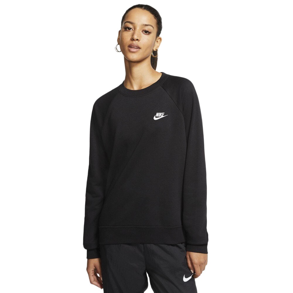 ナイキ（NIKE）（レディース）長袖シャツ レディース エッセンシャル クルー フリース BV4111-010