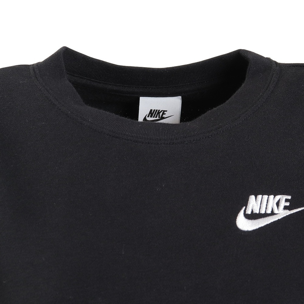 ナイキ（NIKE）（レディース）トレーナー レディース スポーツウエア クラブ フリース 長袖クルーネック スウェットシャツ DQ5474-010