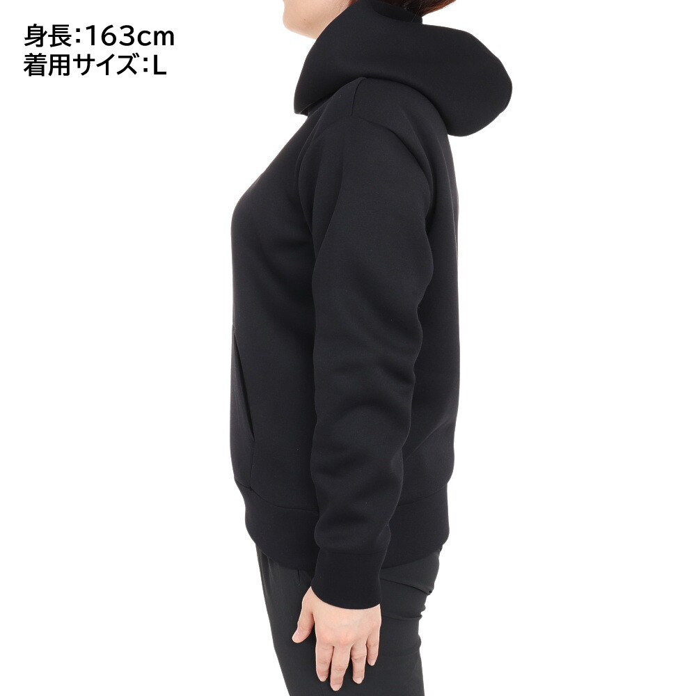 ノースフェイス（THE NORTH FACE）（レディース）パーカー レディース テックエアースウェットワイドフーディ NTW62385 K