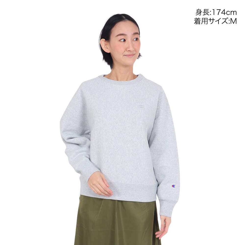 チャンピオン-ヘリテイジ（CHAMPION-HERITAGE）（レディース）クルーネックスウェットシャツ 23FW CW-Y003 040