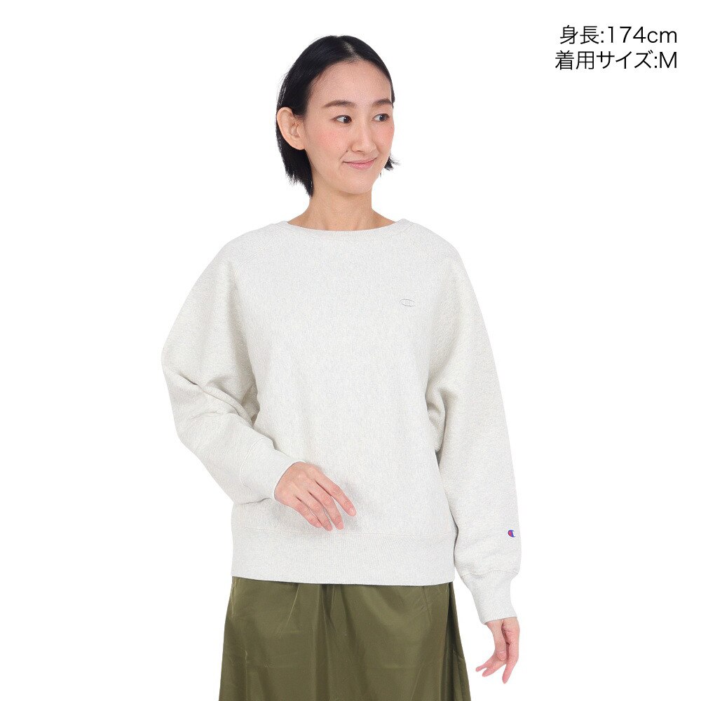 チャンピオン-ヘリテイジ（CHAMPION-HERITAGE）（レディース）クルーネックスウェットシャツ 23FW CW-Y003 810