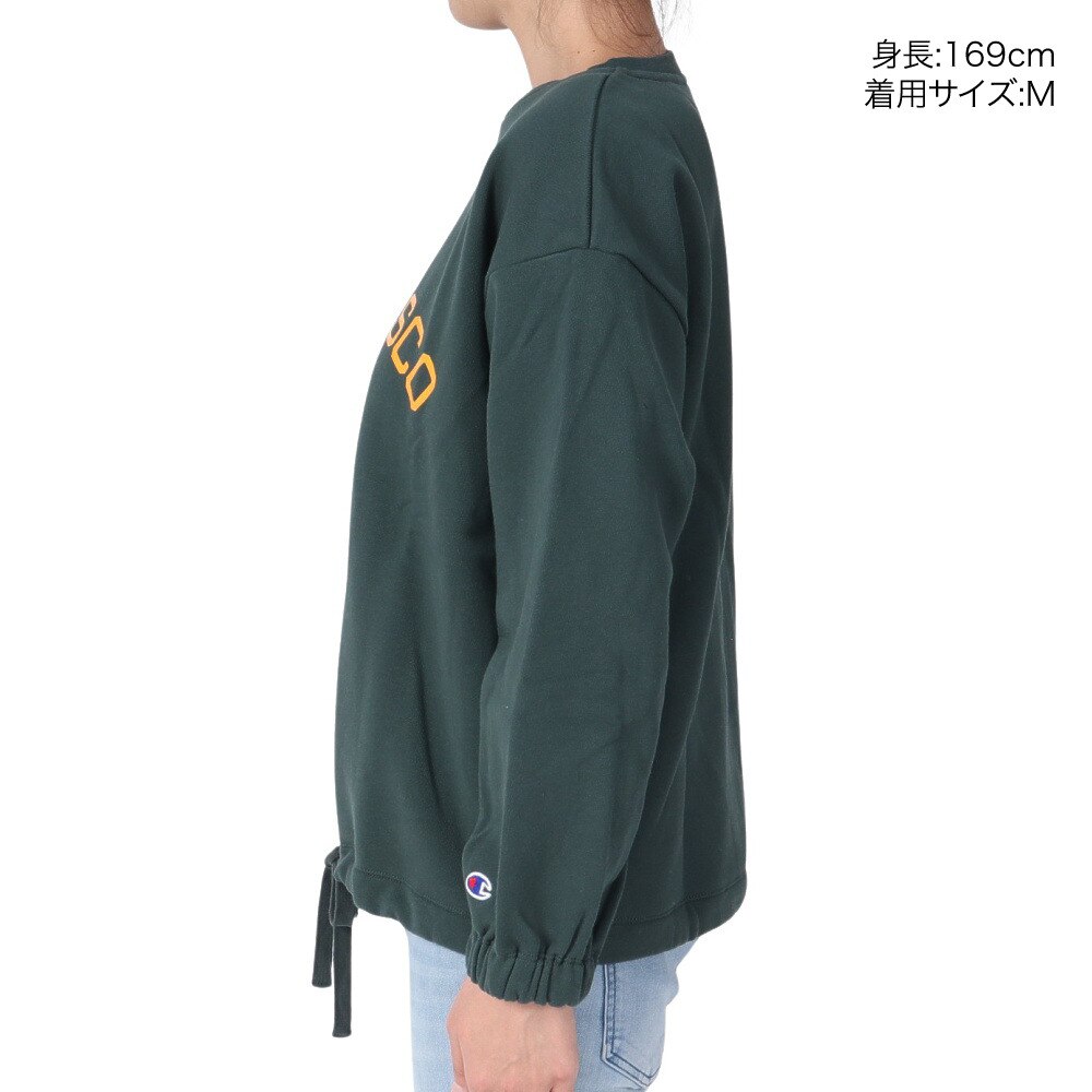 チャンピオン-ヘリテイジ（CHAMPION-HERITAGE）（レディース）LOOSE HVW WASH GR スウェットシャツ CW-Y010 570