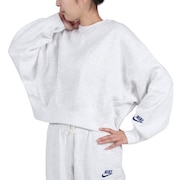 ナイキ(NIKE)(レディース)スポーツウェア オーバーサイズド クルーネック フリース スウェットシャツ FQ7978-051