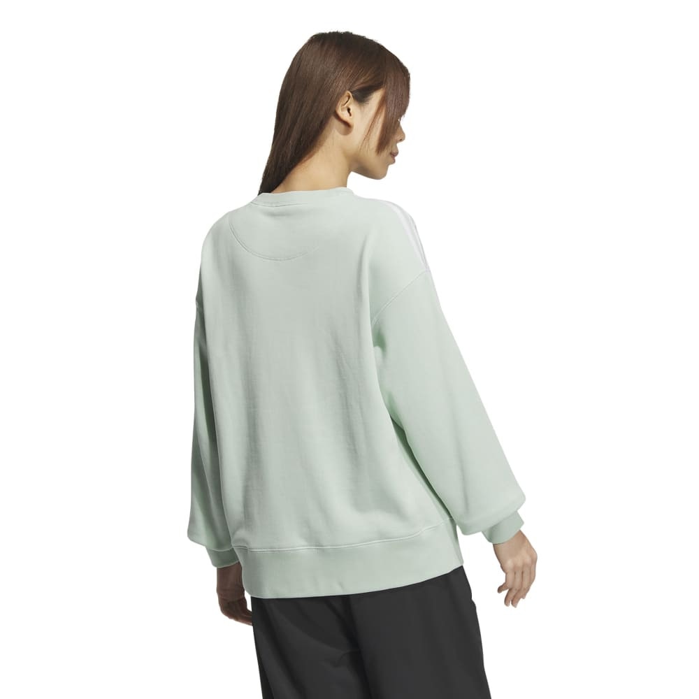 アディダス（adidas）（レディース）エッセンシャルズ プラス スリーストライプス フレンチテリー クルーネックスウェットシャツ KVF83-JF1415★★★
