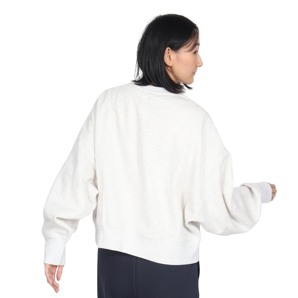 ジローム（GIRAUDM）（レディース）Crewneck shortshirt スウェット SW4F0050-TR861-GRCD LGRY