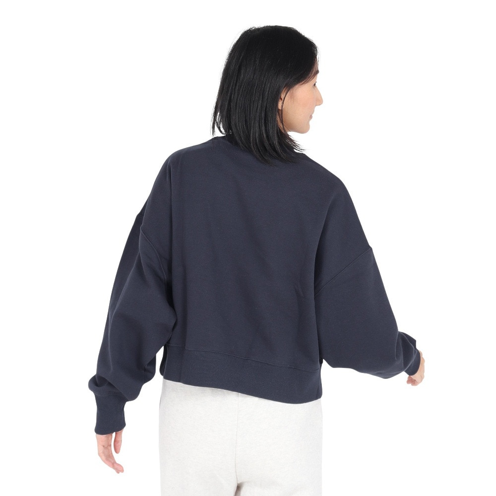 ジローム（GIRAUDM）（レディース）Crewneck shortshirt スウェット SW4F0050-TR861-GRCD NVY