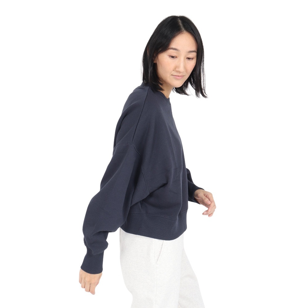 ジローム（GIRAUDM）（レディース）Crewneck shortshirt スウェット SW4F0050-TR861-GRCD NVY