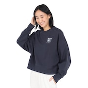 (レディース)Crewneck shortshirt スウェット SW4F0050-TR861-GRCD NVY