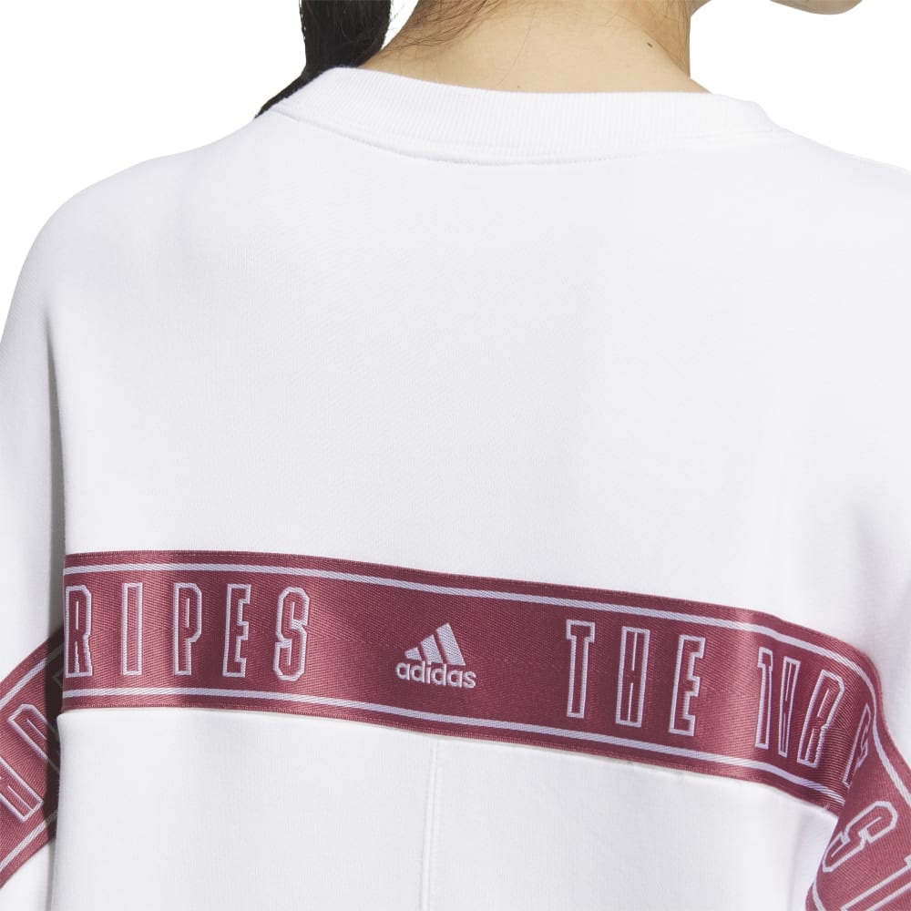 アディダス（adidas）（レディース）WORD クルーネック スウェット KTX50-JG8174