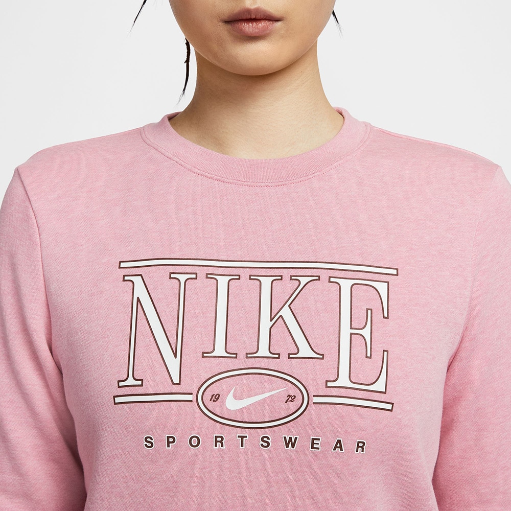 ナイキ（NIKE）（レディース）スポーツウェア クラブフリース クルーネック スウェットシャツ HJ0981-699