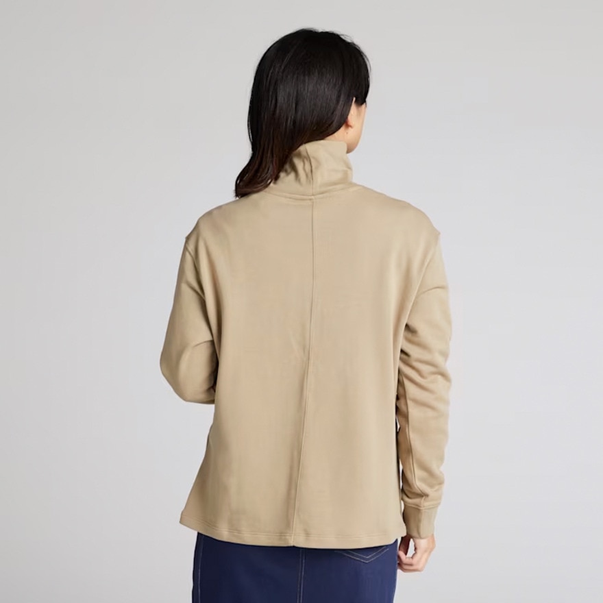 プーマ（PUMA）（レディース）ハー ハイネック クルースウェット 684207 67 BEG