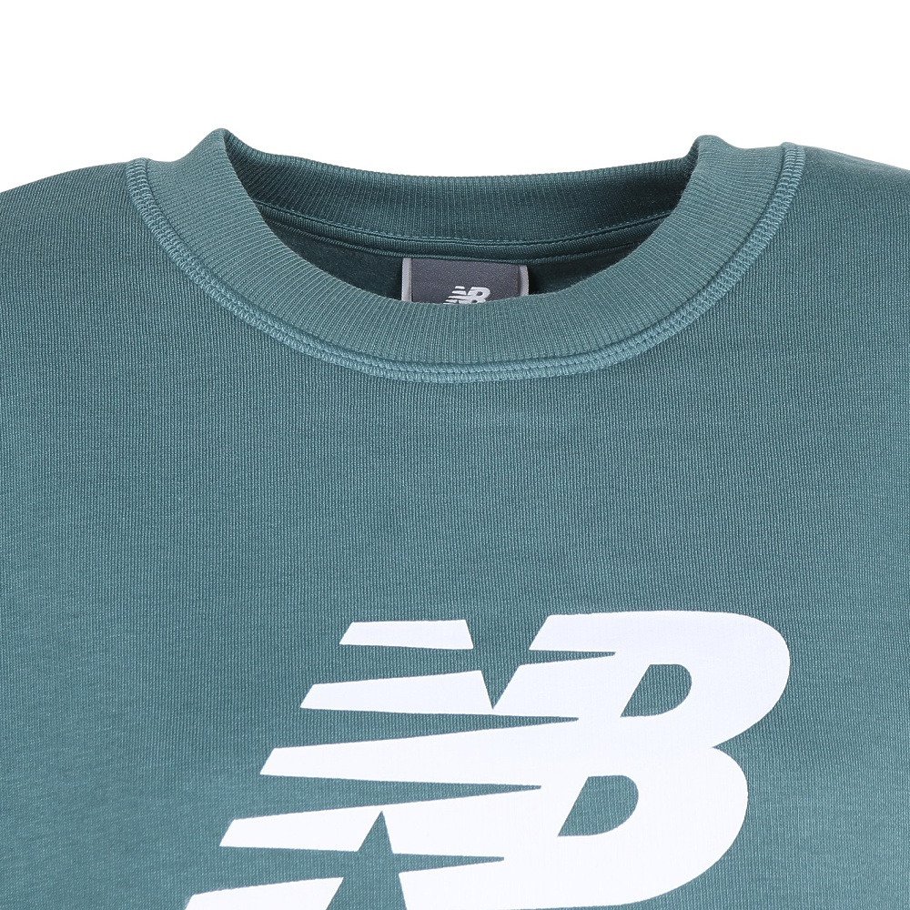 ニューバランス（new balance）（レディース）Sport フリース ロゴ クルー 裏起毛 WT43526NUS