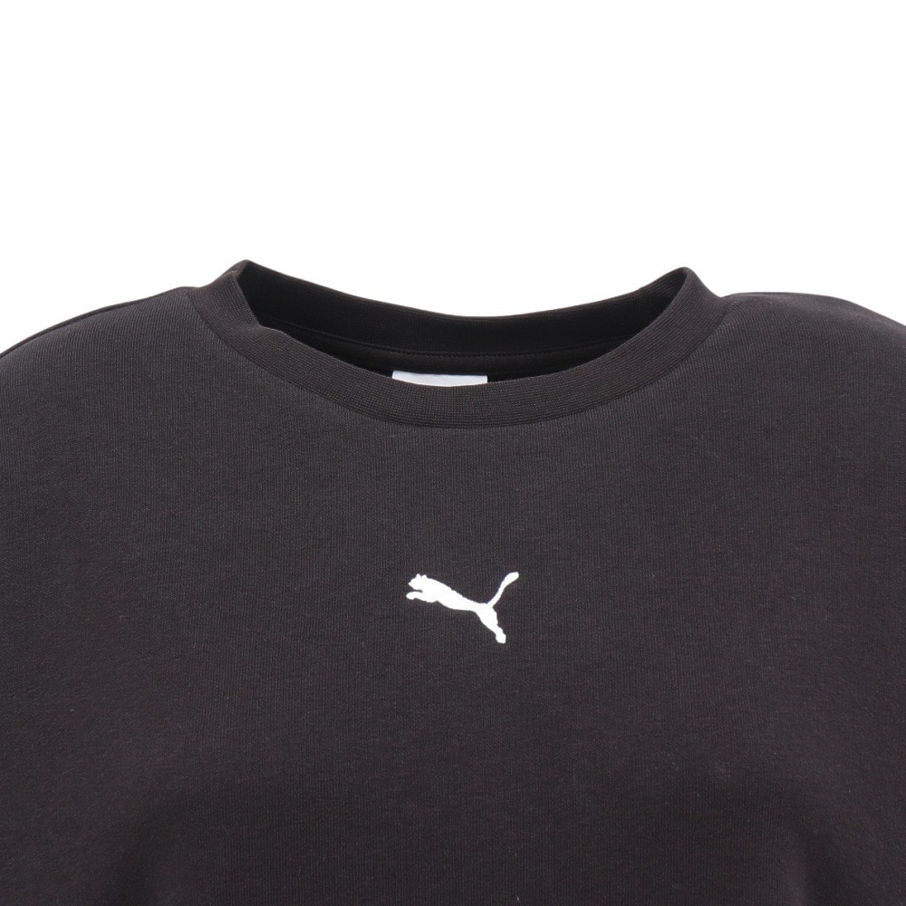 プーマ（PUMA）（レディース）ESS オーバーサイズド クルーネック スウェット 691268 01 BLK