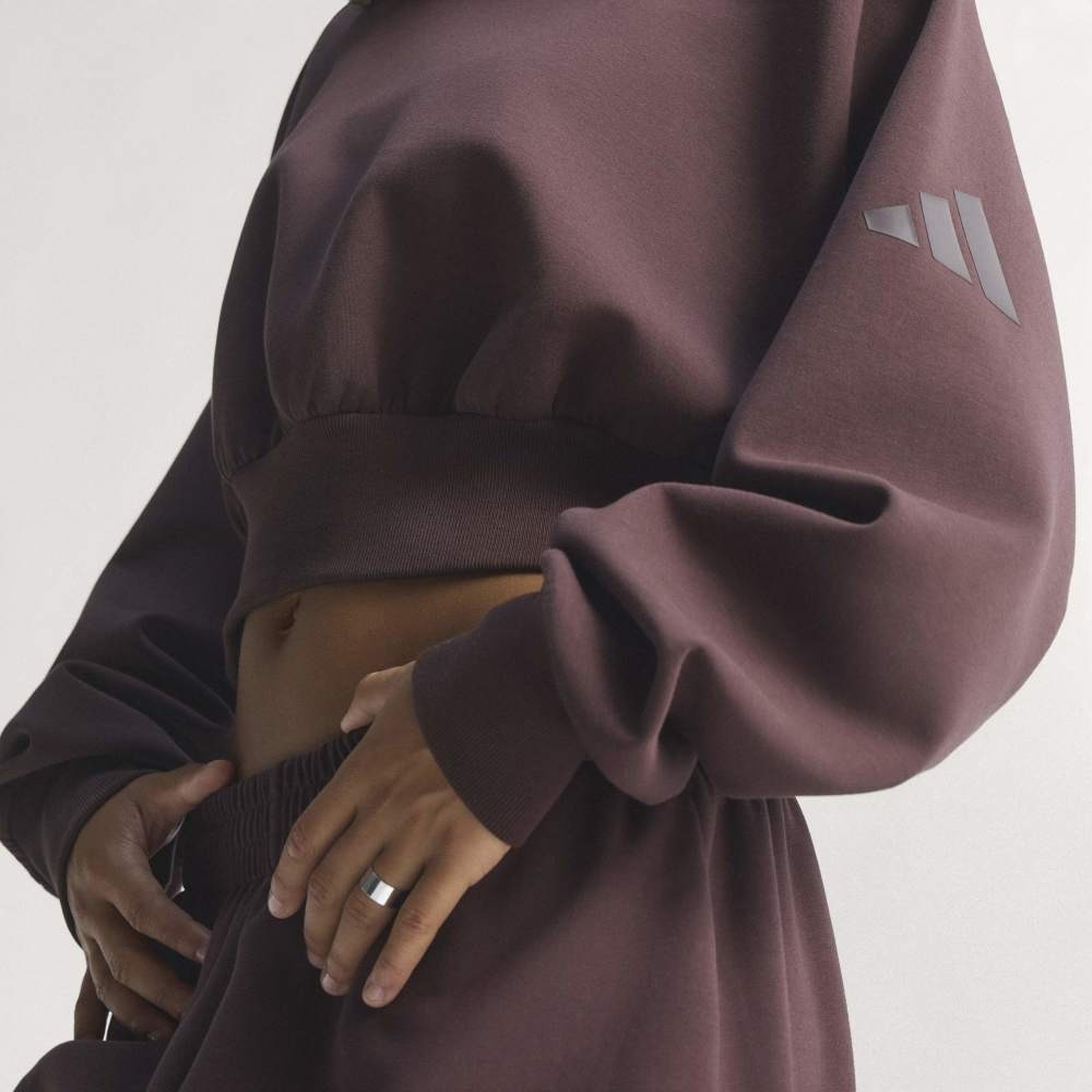 アディダス（adidas）（レディース）ソフト ラックス ルーズ クルー スウェットシャツ KLI03-JW5072