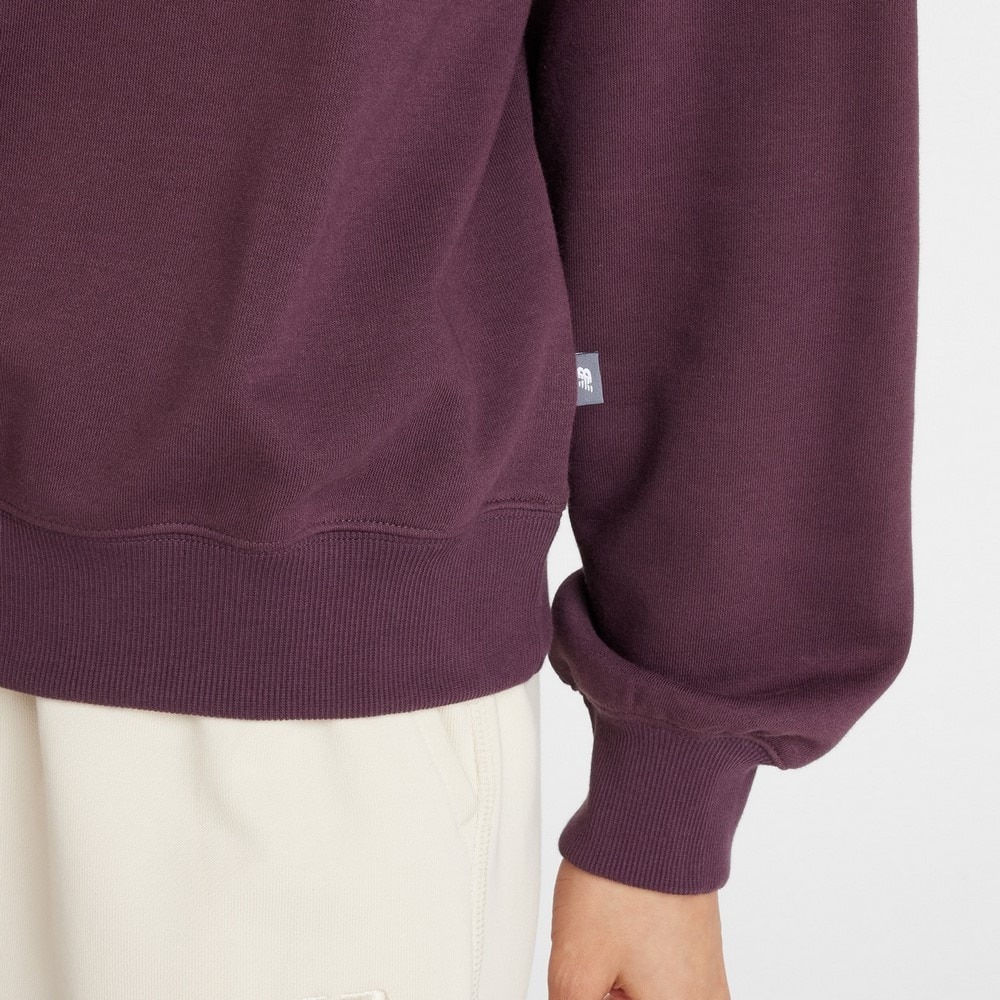 ニューバランス（new balance）（レディース）レンチテリー オーバーサイズドロゴ クルースウェット WT43559PLN