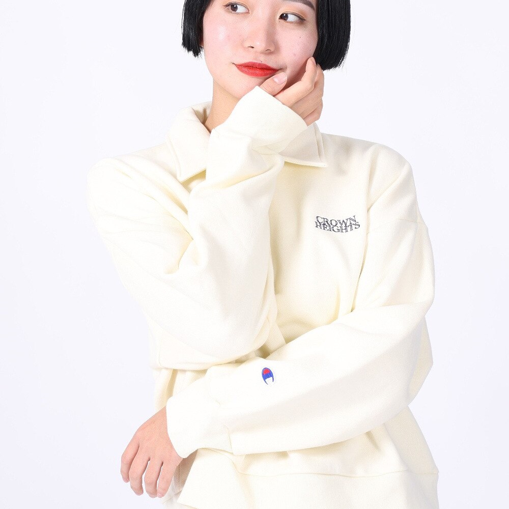 チャンピオン-ヘリテイジ（CHAMPION-HERITAGE）（レディース）ハーフジップスウェットシャツ 23FW CW-Y012 020
