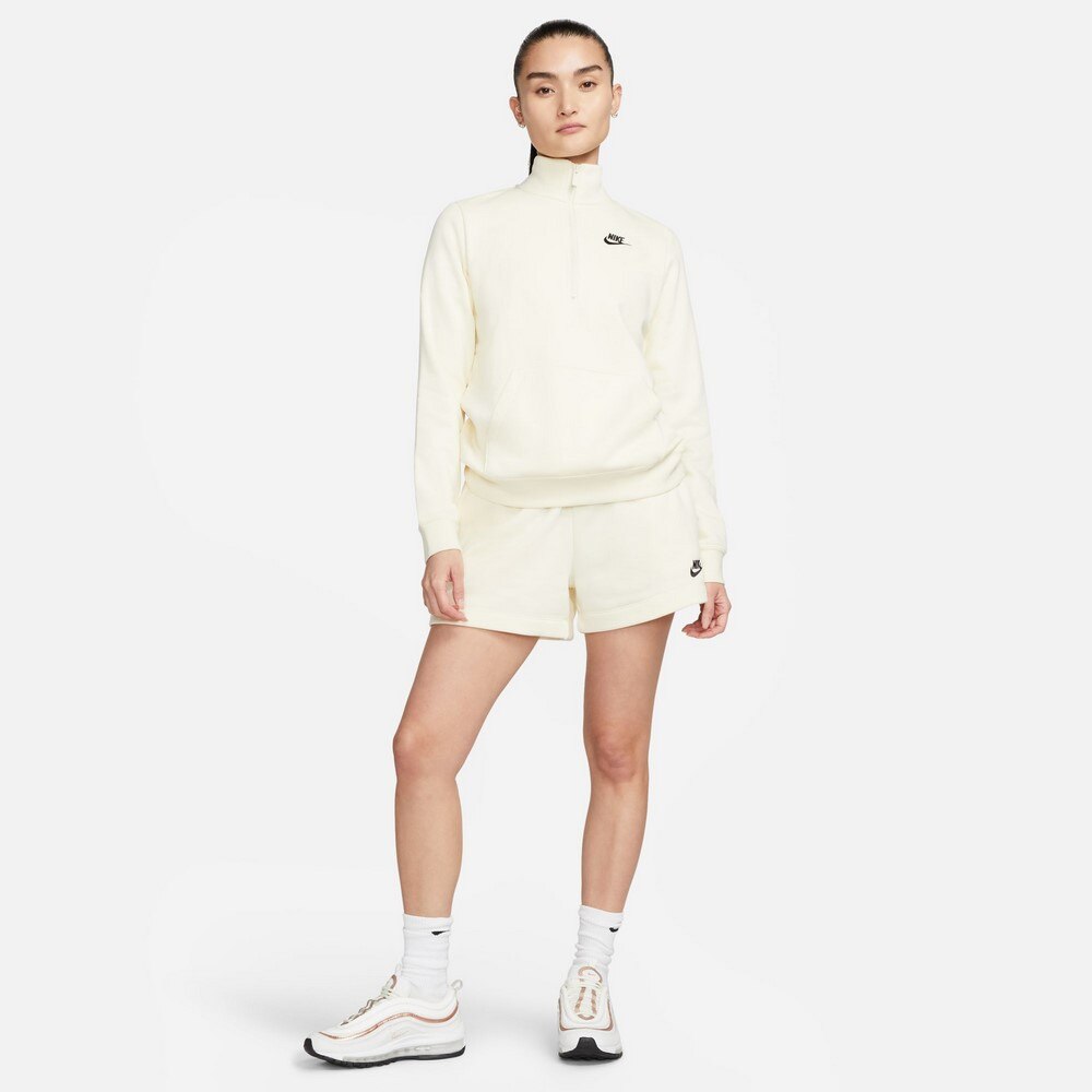 ナイキ（NIKE）（レディース）スポーツウェア クラブ フリース 1/2ジップ スウェットシャツ DQ5839-113
