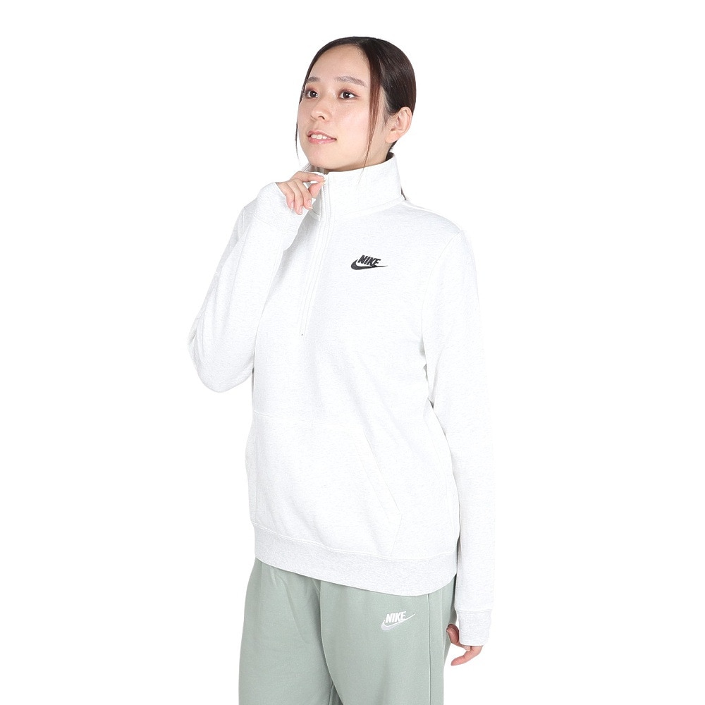 ナイキ（NIKE）（レディース）NSW クラブ フリース ロングスリーブ トップス DQ5839-051