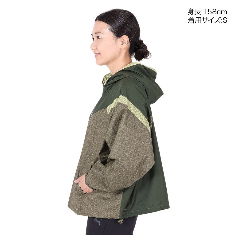 プーマ（PUMA）（レディース）パーカー レディース ランニング RUN FAVORITE AOP 677700 31 OLV