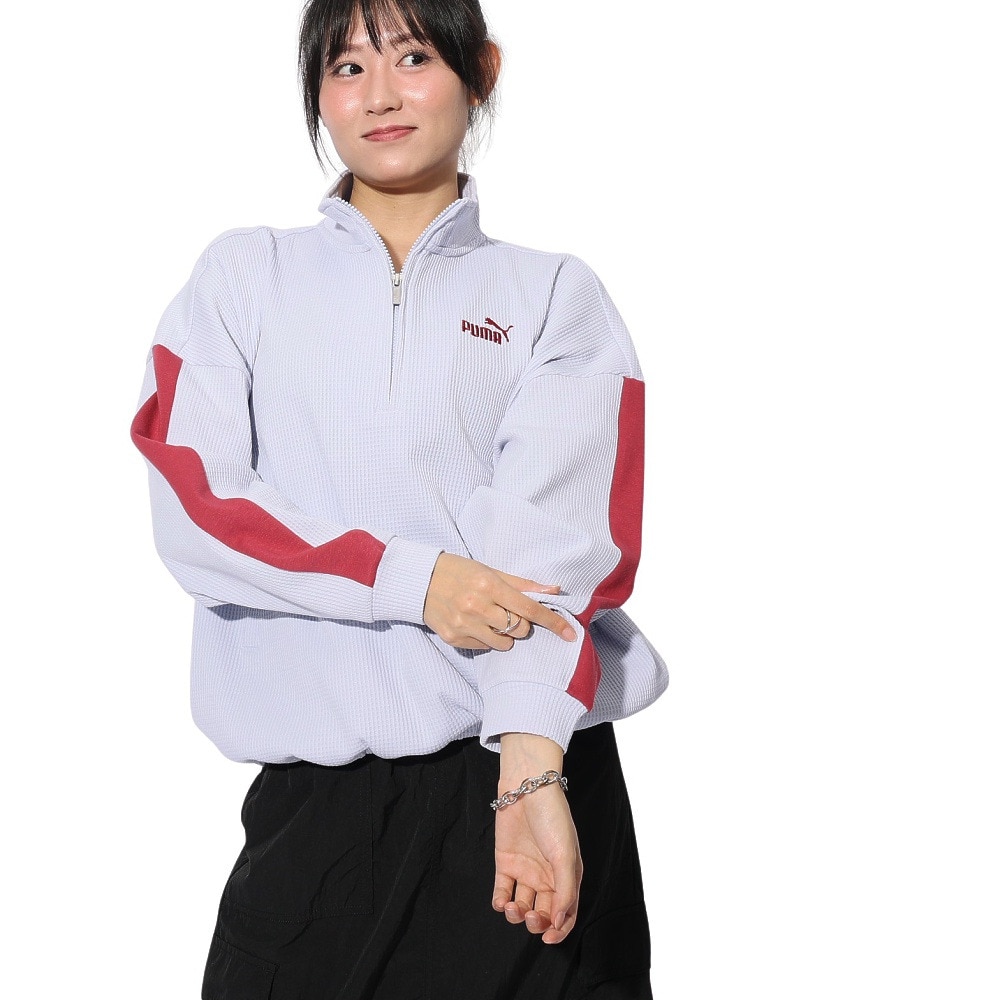 プーマ（PUMA）（レディース）CORE HERITAGE ワッフル トラック ジャケット 686883 47 LVD