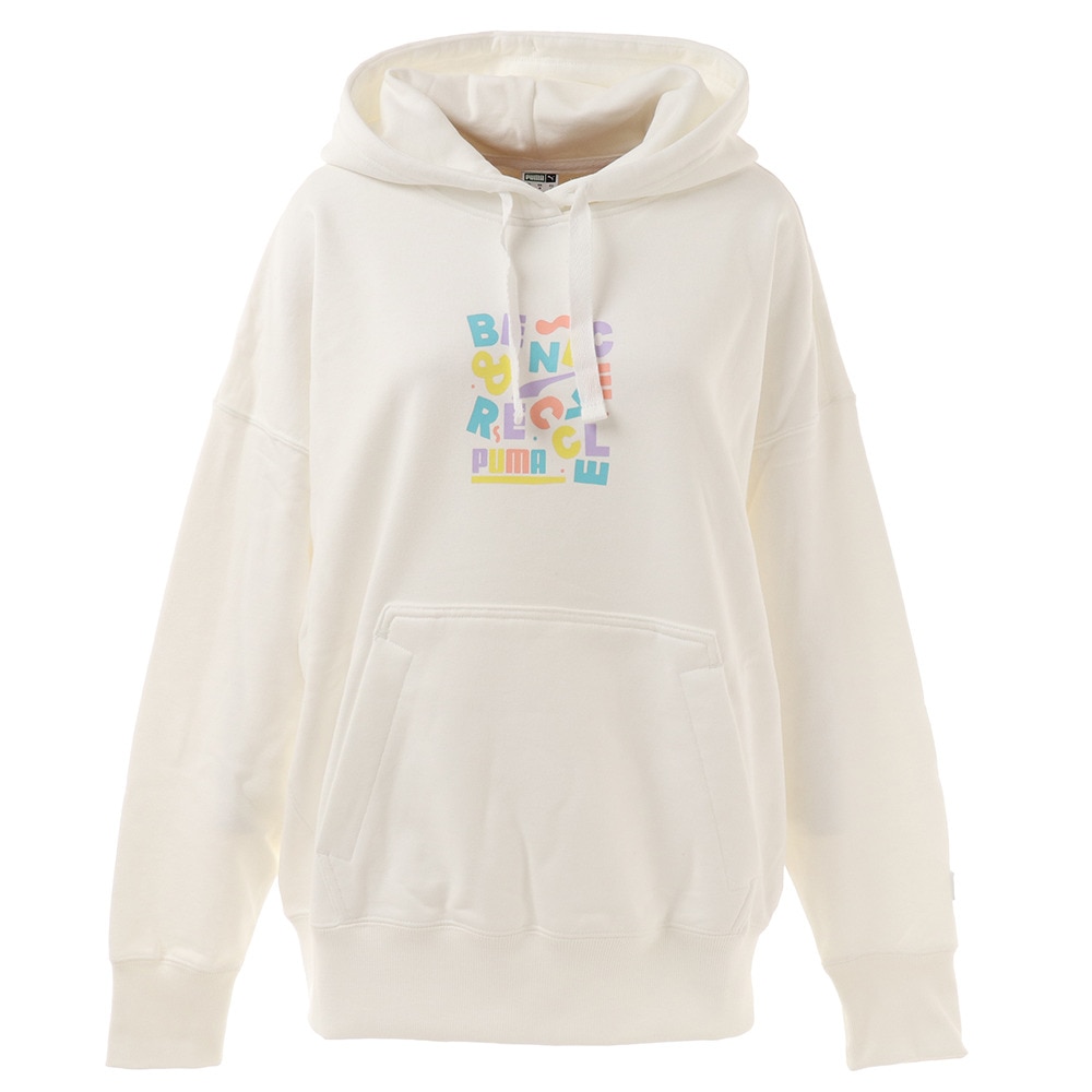 ダウンタウングラフィック フーディ 530846 02 WHT