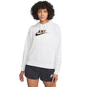 ナイキ（NIKE）（レディース）NSW フリース GX PRNT 長袖 フーディ FT DD5839-100
