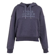アンダーアーマー（UNDER ARMOUR）（レディース）エッセンシャル スクリプト フリース プルオーバー フーディー 1374107 558