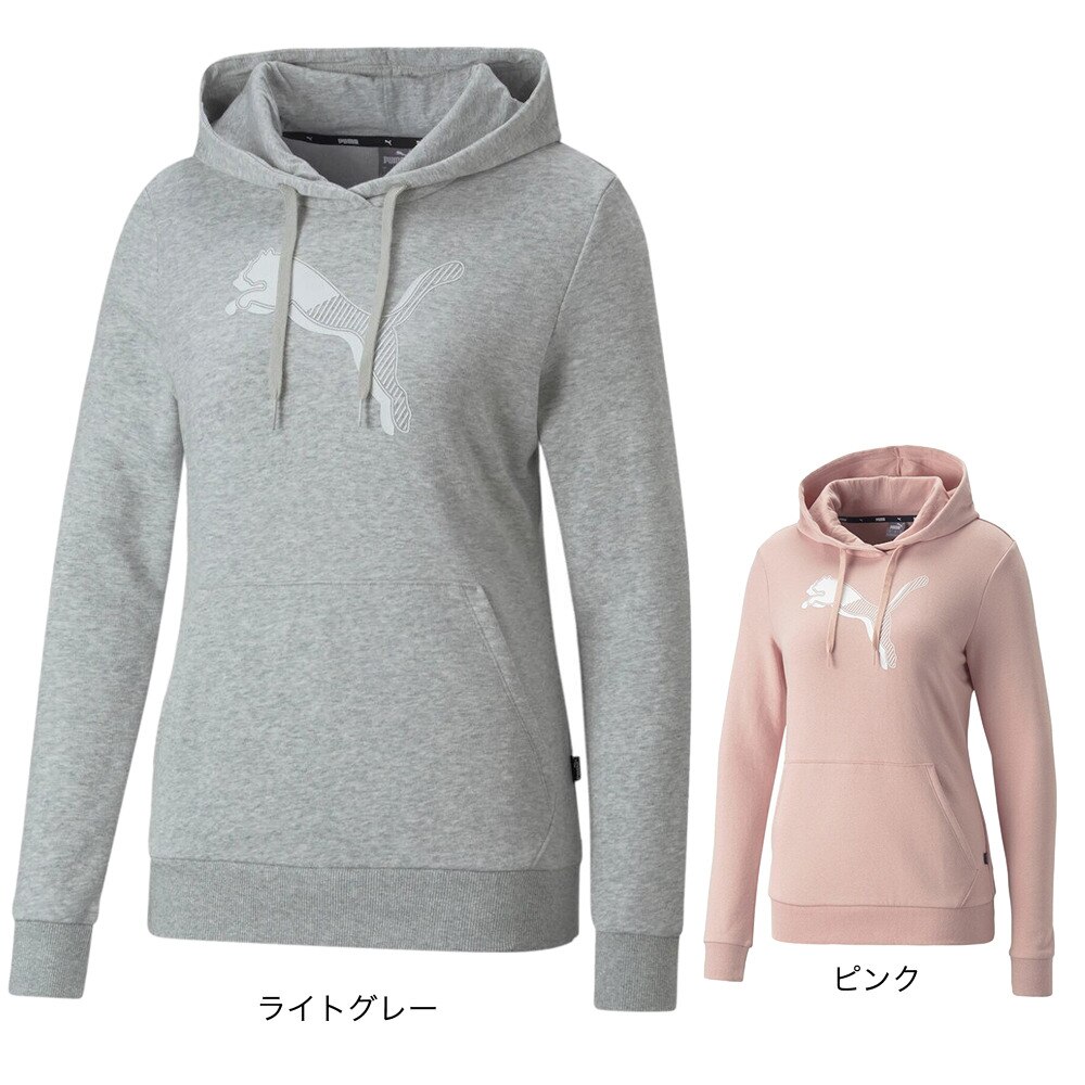 プーマ（PUMA）（レディース）POWER グラフィック フーディー 672302 47 PNK