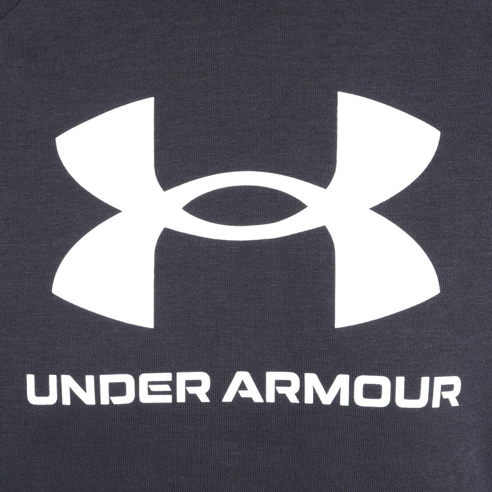 アンダーアーマー（UNDER ARMOUR）（レディース）パーカー レディース ライバルフリース ビッグロゴ フーディー 1379501 001