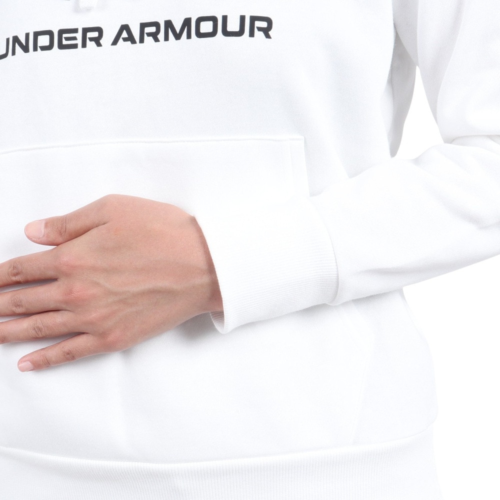 アンダーアーマー（UNDER ARMOUR）（レディース）パーカー レディース ライバルフリース ビッグロゴ フーディー 1379501 100
