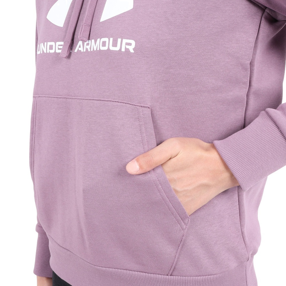 アンダーアーマー（UNDER ARMOUR）（レディース）パーカー レディース ライバルフリース ビッグロゴ フーディー 1379501 500