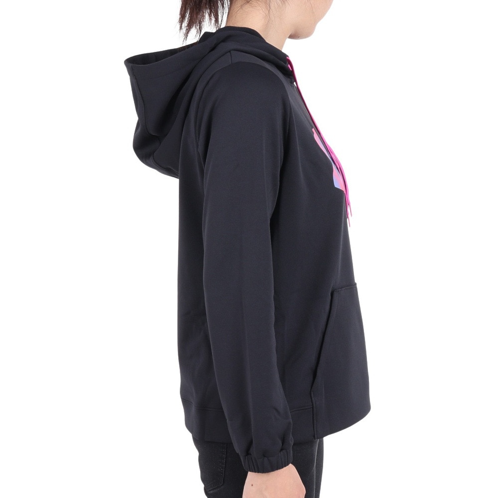 アンダーアーマー（UNDER ARMOUR）（レディース）パーカー レディース アーマーフリース ビッグロゴ  1381242 001