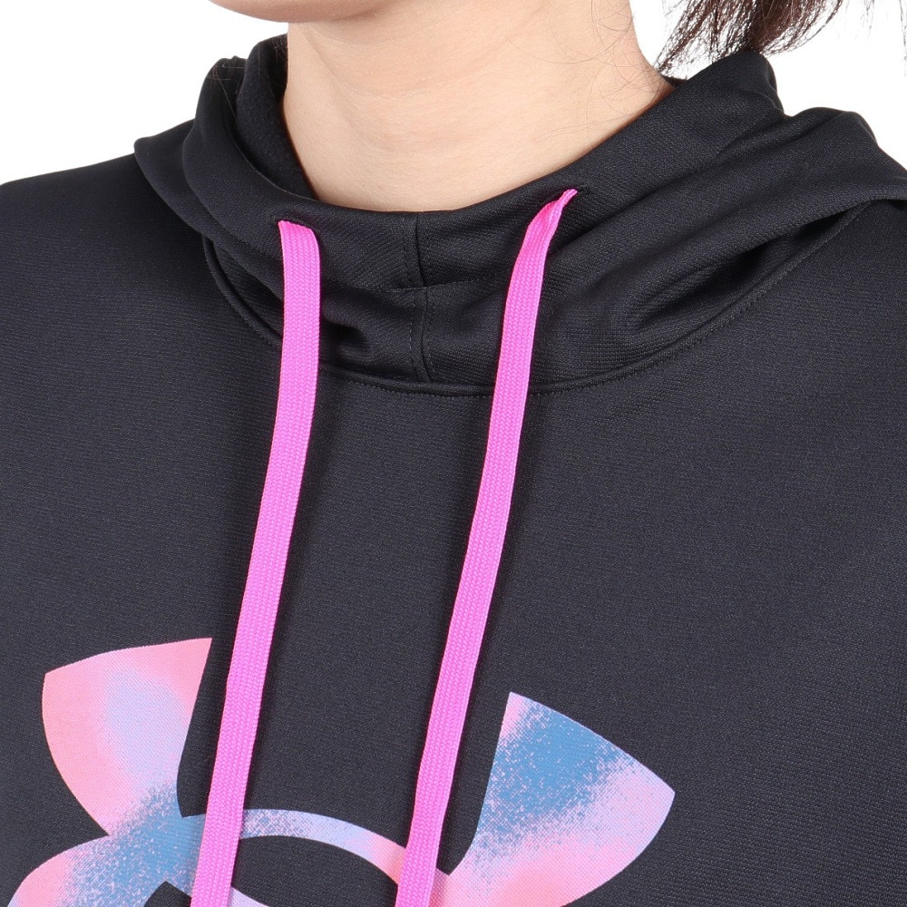 アンダーアーマー（UNDER ARMOUR）（レディース）パーカー レディース アーマーフリース ビッグロゴ  1381242 001
