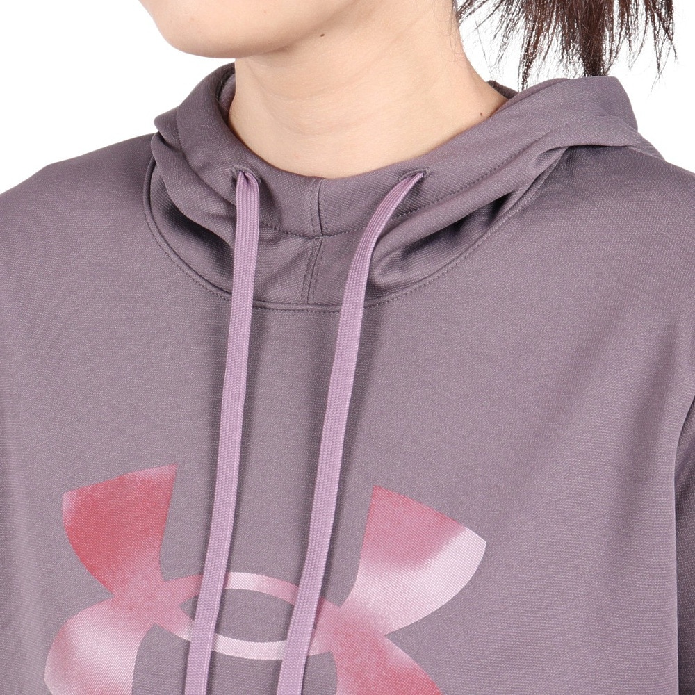 アンダーアーマー（UNDER ARMOUR）（レディース）パーカー レディース アーマーフリース ビッグロゴ  1381242 057