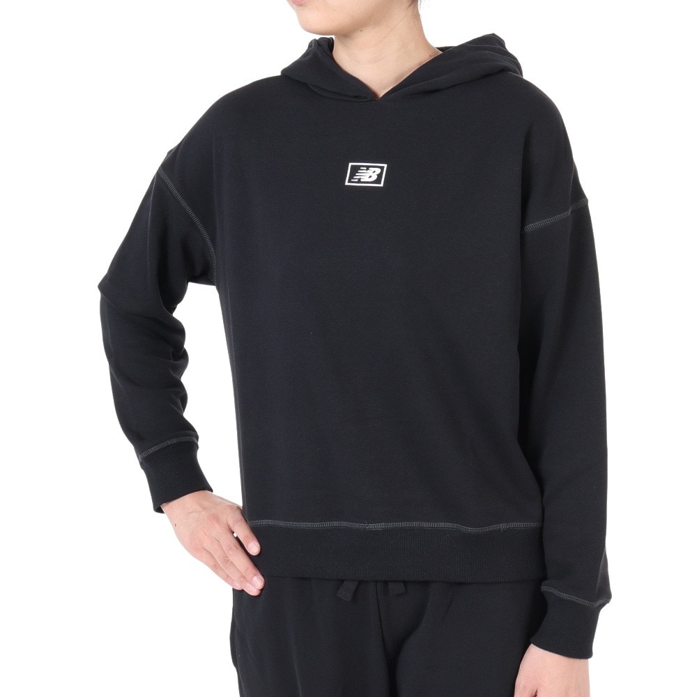 ニューバランス（new balance）（レディース）パーカー レディース Essentials フーディー WT33512BK