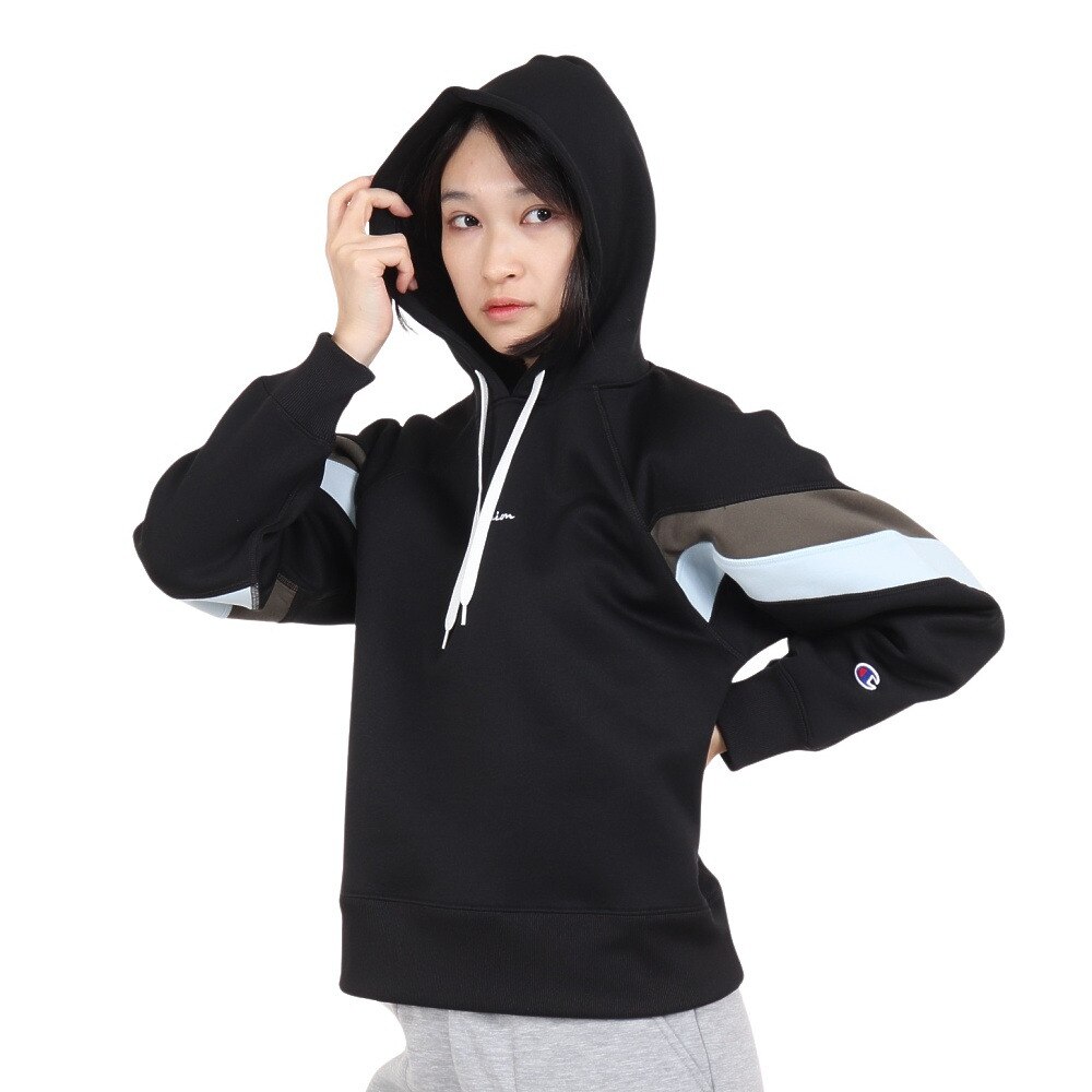 チャンピオン（CHAMPION）（レディース）テックウィーブ テリー ジップフーデッドスウェットシャツ CW-YS106 090