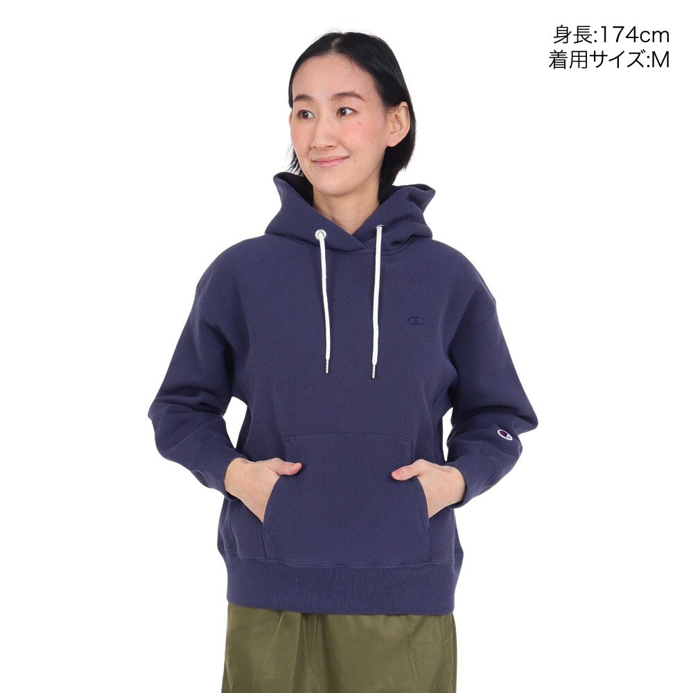 チャンピオン-ヘリテイジ（CHAMPION-HERITAGE）（レディース）フーデッドスウェットシャツ 23FW CW-Y103 386