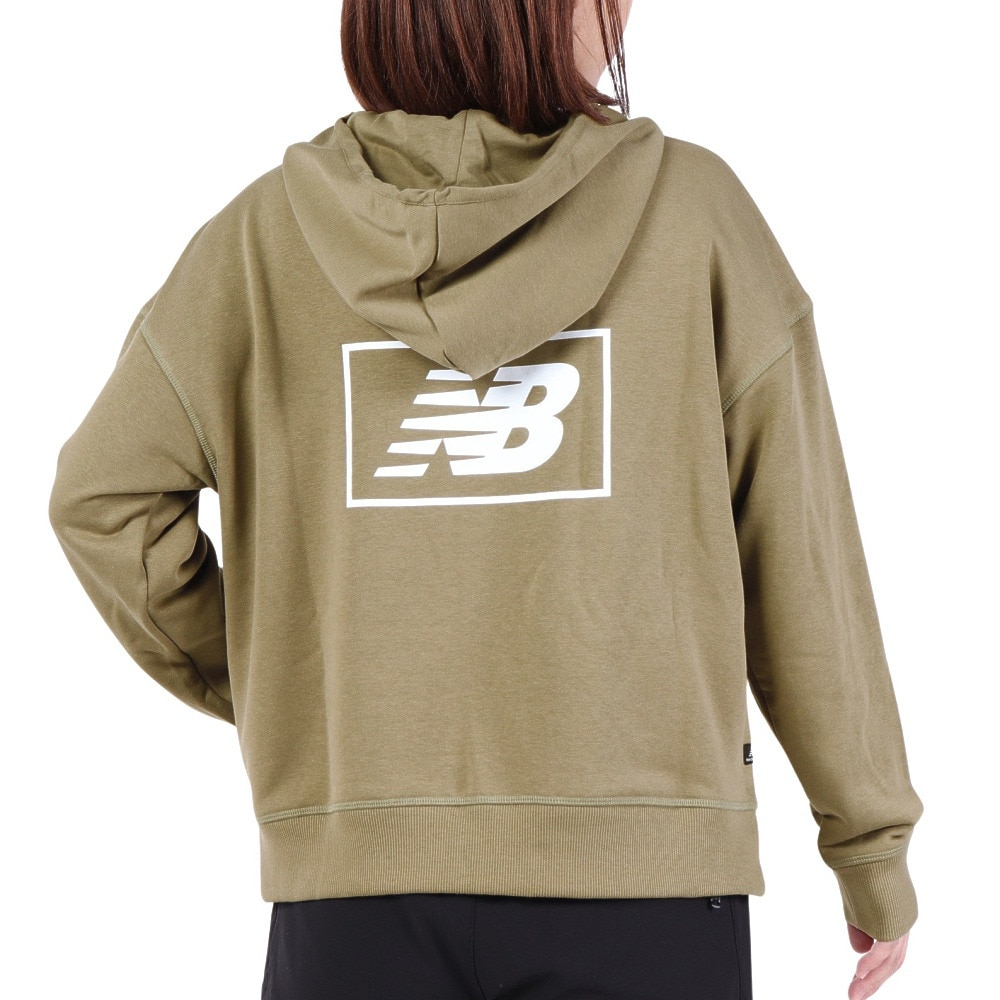 ニューバランス（new balance）（レディース）パーカー レディース Essentials French Terry フーディー WT33512CGN