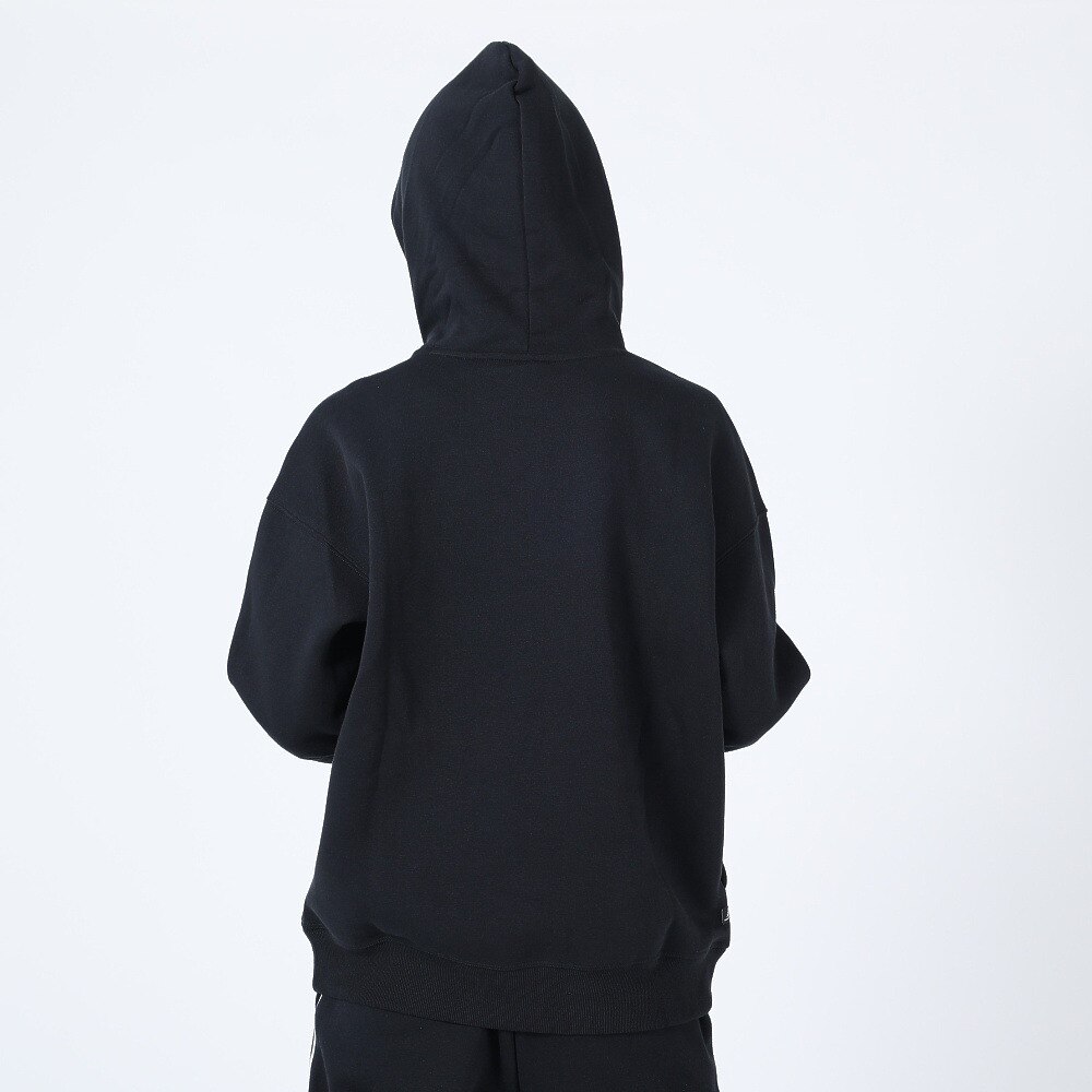 ニューバランス（new balance）（レディース）Essentials オーバーサイズ 裏起毛フリースフーディー WT33518BK