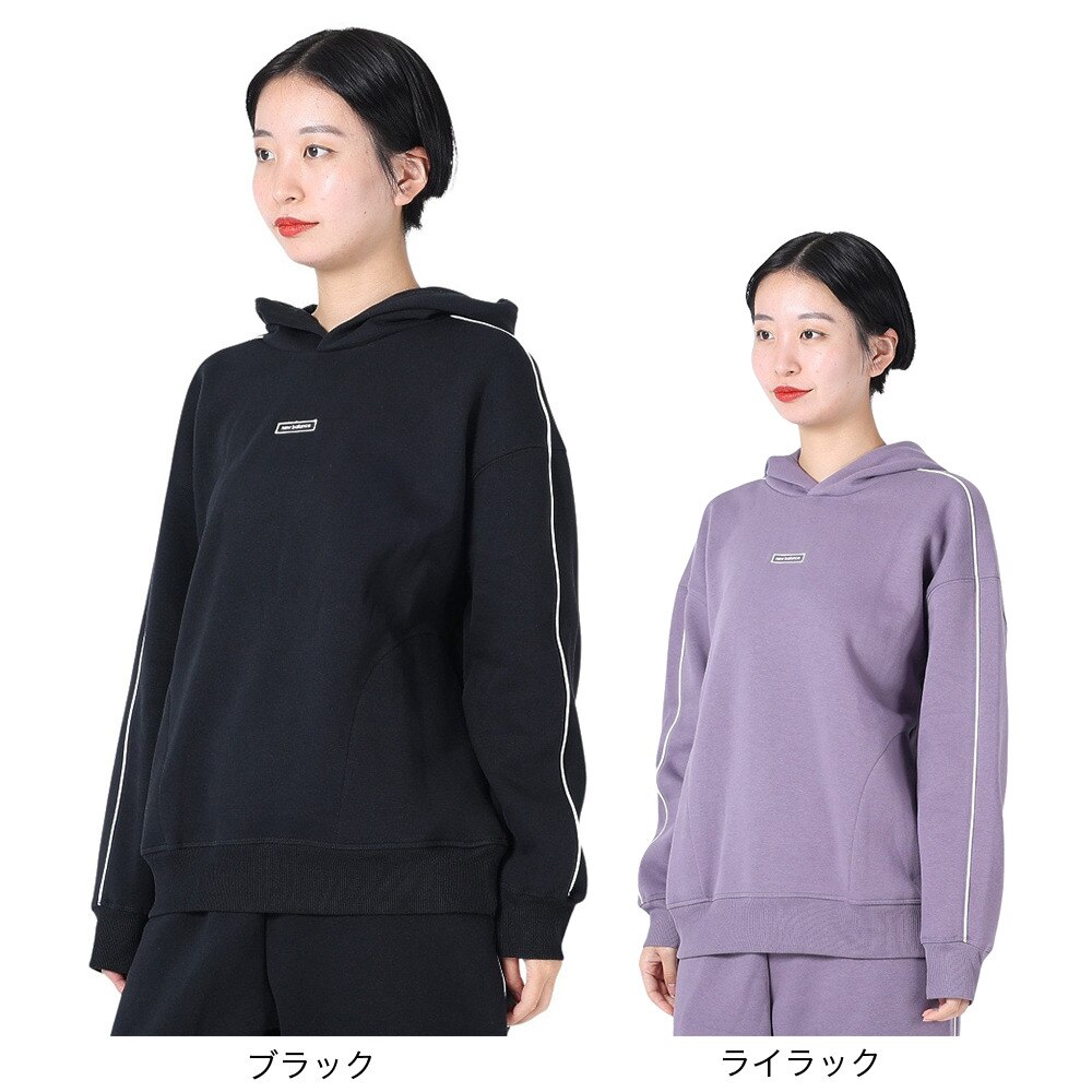 ニューバランス（new balance）（レディース）Essentials オーバーサイズ 裏起毛フリースフーディー WT33518SHW
