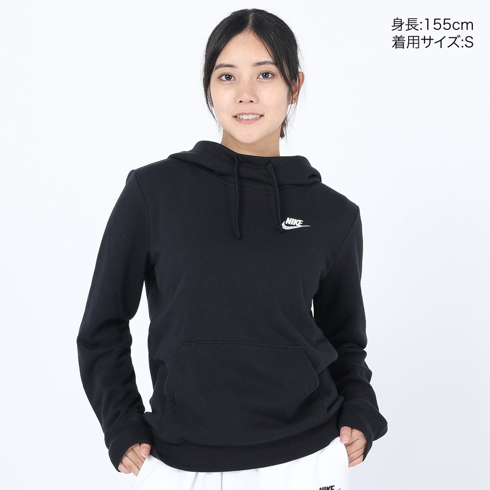 ナイキ（NIKE）（レディース）スポーツウェア クラブフリース ファンネルネック パーカー DQ5416-010