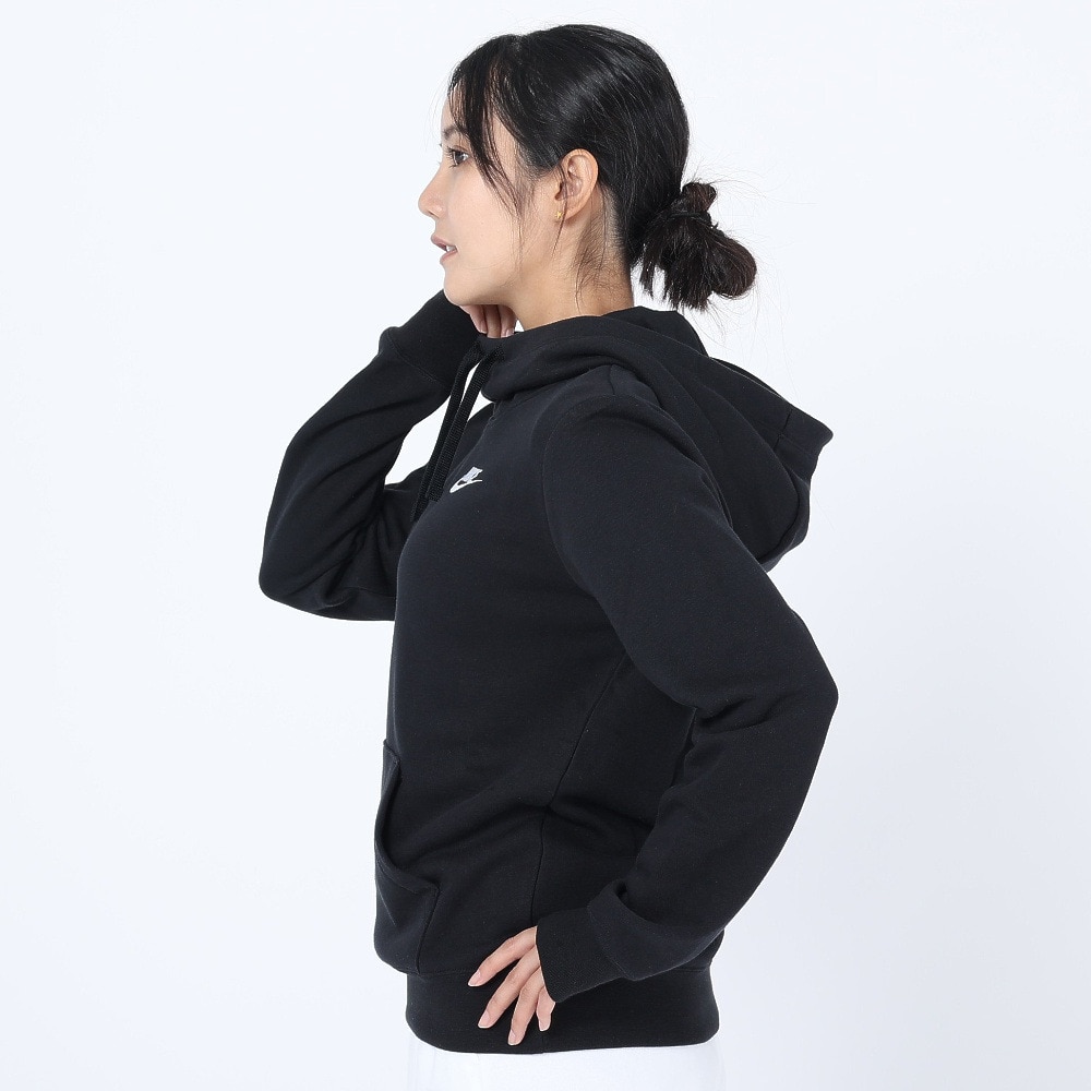 ナイキ（NIKE）（レディース）スポーツウェア クラブフリース ファンネルネック パーカー DQ5416-010