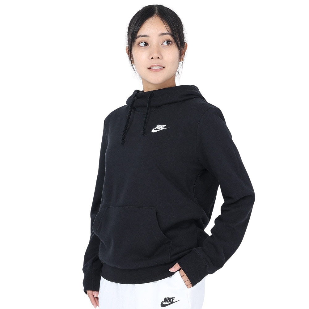 ナイキ（NIKE）（レディース）スポーツウェア クラブフリース ファンネルネック パーカー DQ5416-010