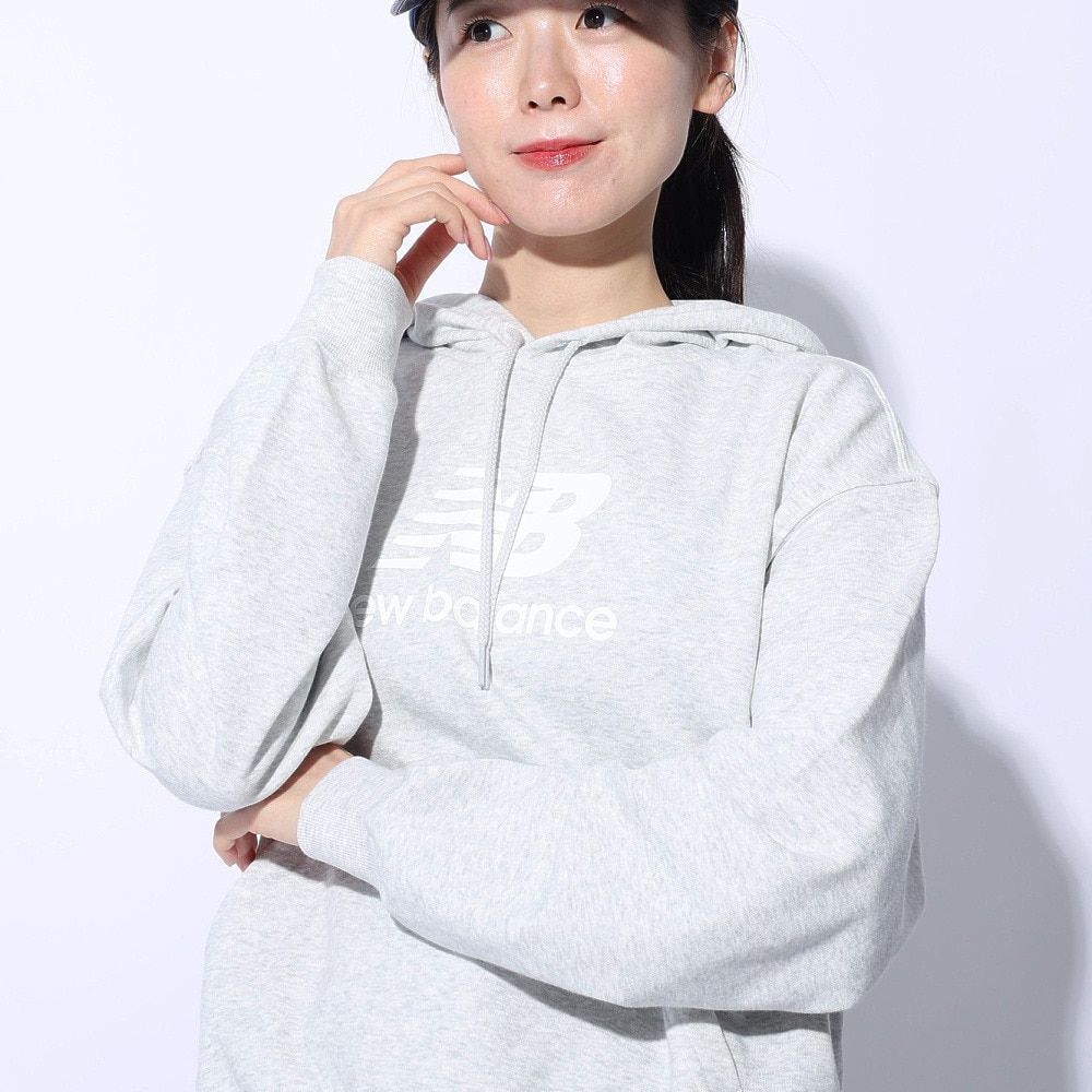 ニューバランス（new balance）（レディース）Stacked ロゴ フーディー WT41504AHH