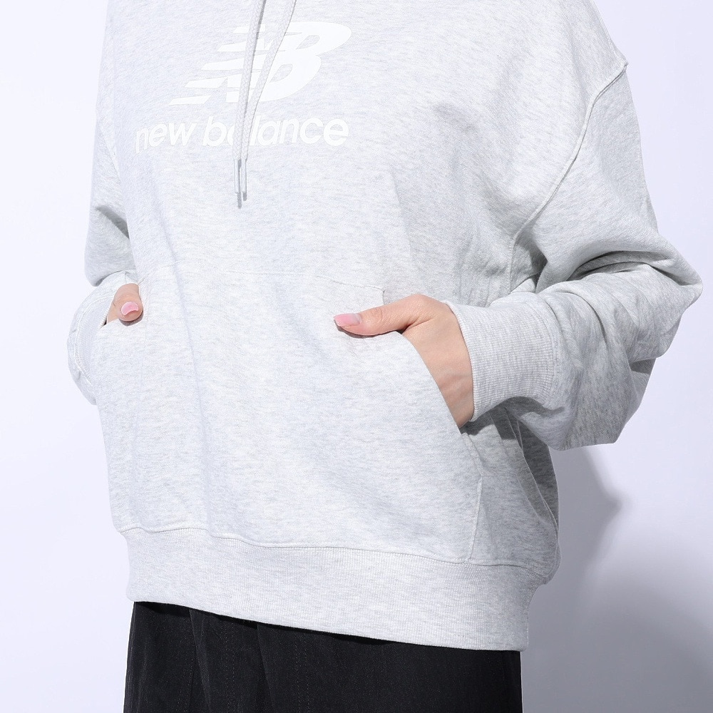 ニューバランス（new balance）（レディース）Stacked ロゴ フーディー WT41504AHH