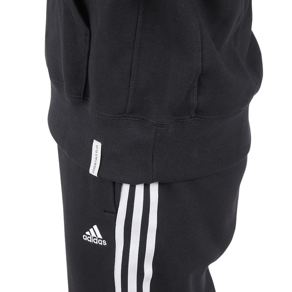 アディダス（adidas）（レディース）エッセンシャルズ プラス スリーストライプス フレンチテリーパーカー KVF82-JF1406