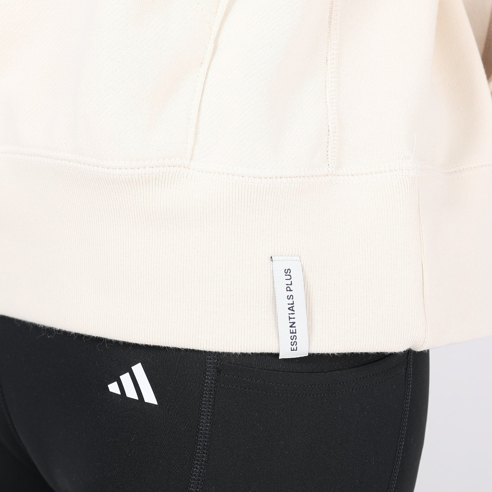 アディダス（adidas）（レディース）エッセンシャルズ プラス スリーストライプス フレンチテリーパーカー KVF82-JF1408