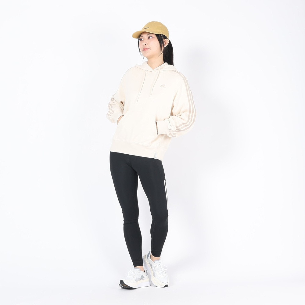 アディダス（adidas）（レディース）エッセンシャルズ プラス スリーストライプス フレンチテリーパーカー KVF82-JF1408