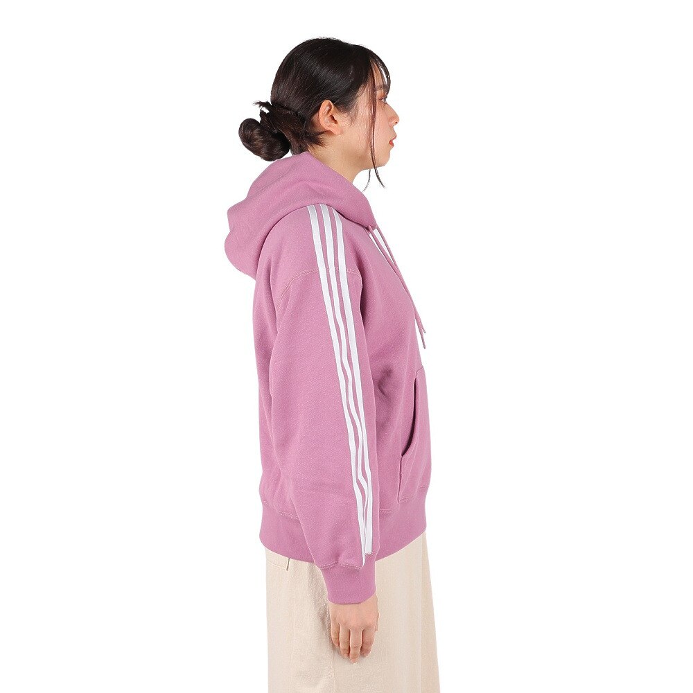 アディダス（adidas）（レディース）エッセンシャルズ プラス スリーストライプス フレンチテリーパーカー KVF82-JF1409