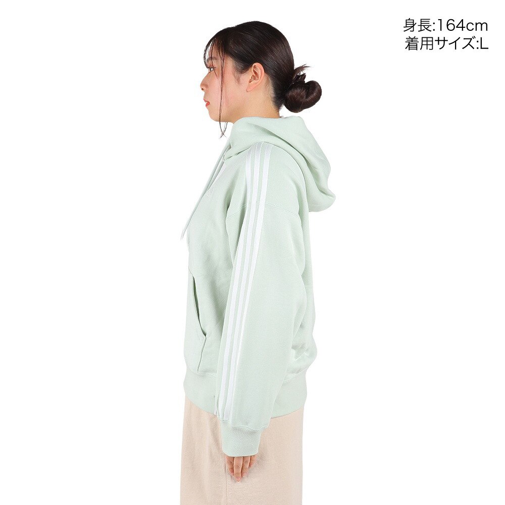 アディダス（adidas）（レディース）エッセンシャルズ プラス スリーストライプス フレンチテリーパーカー KVF82-JF1410★★★